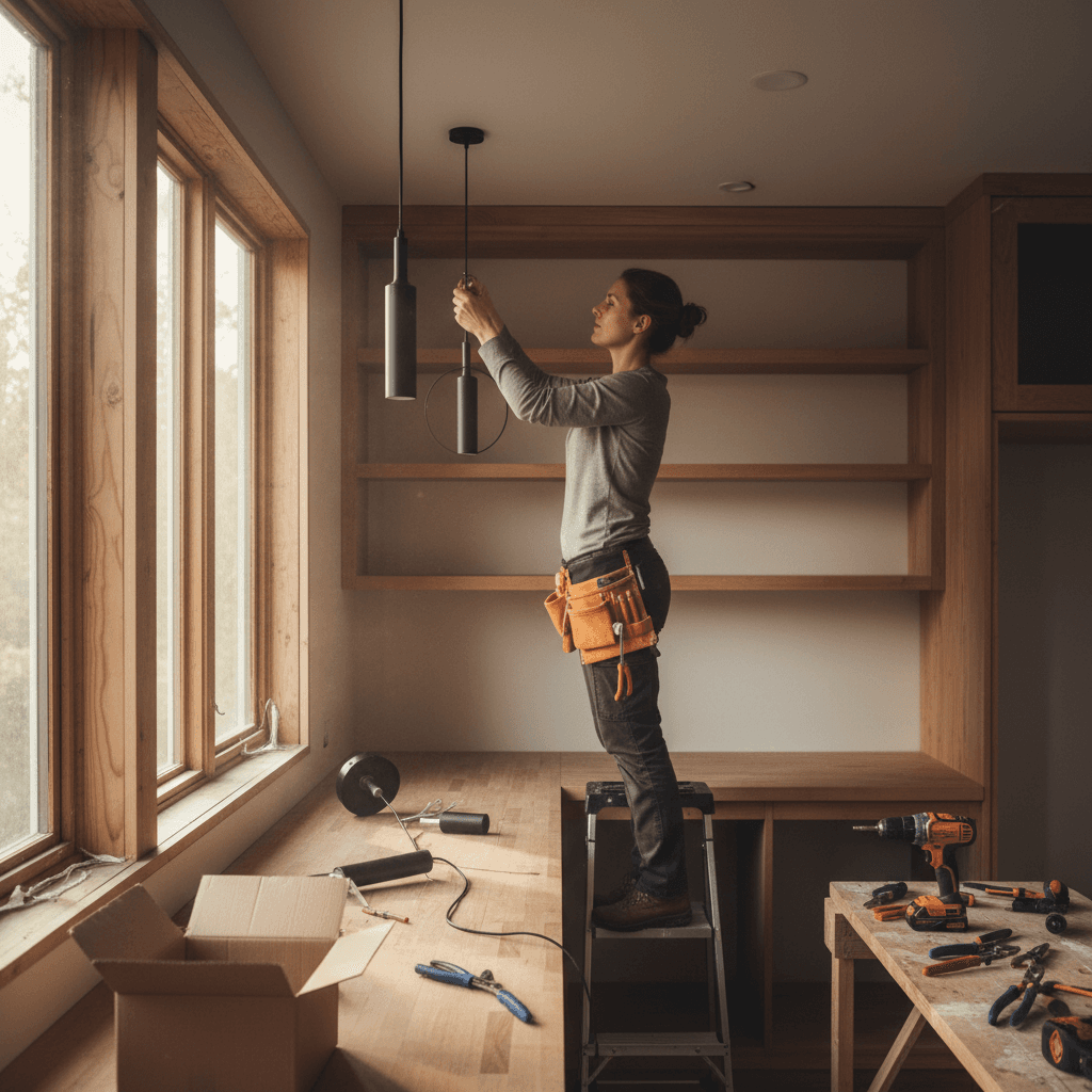 Kitchen remodel electrical work